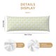 thumbnail image 3 of Balery Roosters Funda Protectora para Almohada Corporal de Algodón Hipoalergénico con Cierre(55 x 21 pulgadas), Almohadas No Incluidas, 3 of 7