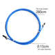 thumbnail image 2 of Bienvenido Cable de acero inoxidable para aviones de repuesto recubierto de nailon para mayor velocidad, 2 of 5