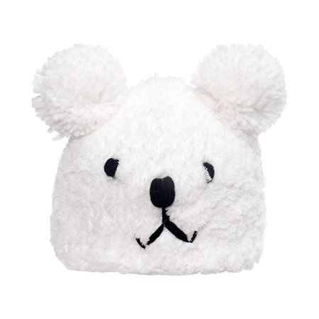 

Baby Girl Winter Pompom S Cartoon For Warm Hats & Caps