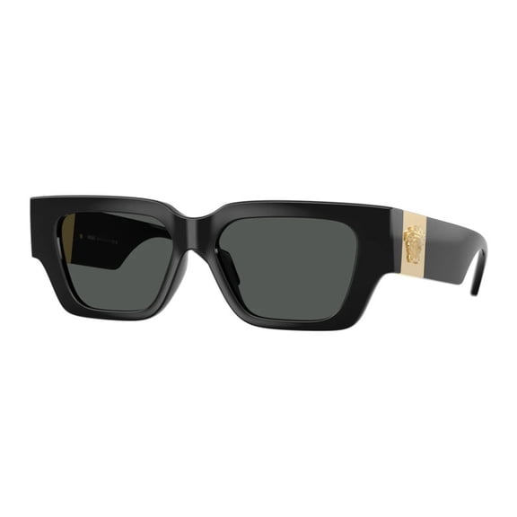 Versace VE4497U GB1/87 53mm Square Sunglasses Women's Shiny Black