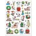 thumbnail image 1 of Peanuts Personajes Snoopy Woodstock Charlies Brown Lucy Christmas Stickers 34 Stickers Peanuts Worldwide 641752985001, 1 of 1