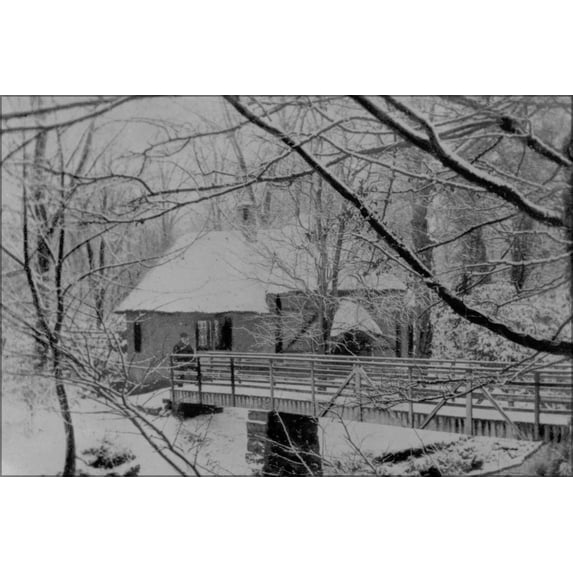 24"x36" Gallery Poster, Lady Jane's cottage at Eglinton castle, Kilwinning, North Ayrshire. Scotland. No longer in existence