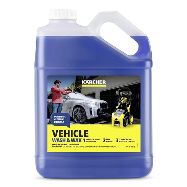 Detergente para lavado y encerado de vehículos Karcher para hidrolavadora