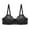 Black, variant on Wiyuqeen Plus Sized Lace Bras for Women Solid Plain Push-up Bralettes Lifting Full Cups Tshirt Bras Soft Lightweight Bras with Wires