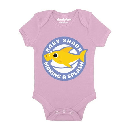 

Baby Shark Making a Splash Outfit for Baby Boys Girls- Newborn 6m 12m 18m 24m Baby Shark One Piece Bodysuit