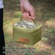 thumbnail image 4 of Organizador de condimentos para exteriores para acampar y hacer senderismo, kit de bolsa y contenedor para botellas de condimentos para acampar con asa, paño para almacenamiento de condimentos, 4 of 6