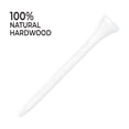 thumbnail image 4 of Pegs de golf PrideSports, 50 unidades, 5,4 cm, blancos, de madera dura, 4 of 9