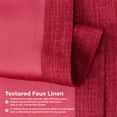thumbnail image 2 of HPD Half Price Drapes Cardinal Faux Linen Room Darkening Curtains for Bedroom & Living Room Curtains (1 Panel), Door & Window Curtains 96 inches long, Rod Pocket Curtains & Drapes, 50W X 96L, 2 of 10