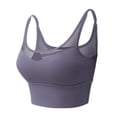 thumbnail image 3 of Aayomet Bras for Women No Underwire High Intensity Tank Top (Purple, XL), 3 of 5