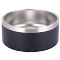 thumbnail image 1 of 100 oz Extra Large Insulated Dog Water Bowl | Stainless Steel Pet Bowl |Non-Slip Rubber Base, 1 of 5