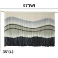 thumbnail image 5 of FLLA Macrame Wall Hanging Extra Large Dip-Dyed Coastal Tapestry Boho Wall Decor for Living Room Bedroom Above Couch 57" W x 35" L, 5 of 10