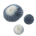 thumbnail image 3 of Unique Bargains 1 Pc Flower Bath Shower Loofah Sponge Body Puffs for Bathroom Gray Black, 3 of 7