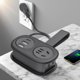 thumbnail image 2 of Regleta cinco en uno con puertos USB, alargador con protector contra sobretensiones, regleta portátil para viajes, carga inteligente USB que satisface las necesidades de diversos dispositivos, 2 of 2