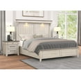 thumbnail image 2 of Roundhill Furniture Walcott 3-Piece Bedroom Set with Touch LED Lighting, Weathered Dusty-taupe Finish, King, 2 of 14