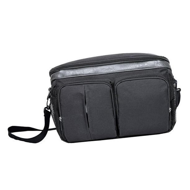 Organizador universal para cochecito, bolsa de pañales para bebés, bolsa de almacenamiento para guardería, se adapta a la mayoría de los cochecitos , negro CUTICAT Bolsas de almacenamiento