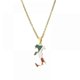 thumbnail image 1 of Collar colgante de mapa de Italia Yuxing acero inoxidable 3,0 cm x 1,4 cm 50 cm, 1 of 5