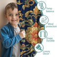thumbnail image 3 of Blackout Kids Curtains,Pioneer Flower Childrens Insulated Curtains Set Of 2,Bedroom Essentials,Toddler Room Decor 42x84in(106x213cm), 3 of 4