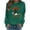 Army Green, variant on Cute Spooky Biscuits Graphic Sweatshirt Women Black Cat Ghost Dough Print Crew Neck Long Sleeve Pullover Oversized Fleece Lined Fall Top for Halloween Party Casual Outfits