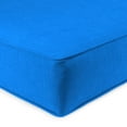 thumbnail image 4 of Jordan Manufacturing 46.5" x 24" Celosia Princess Blue Crosshatch Rectangular Outdoor Deep Seat Chair Cushion Set with Welt, 4 of 11