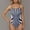 Navy, variant on Women's Swimwear One Piece Tummy Control Underwire Under $10 New Solid Color Backless Fashion Casual Swimsuit