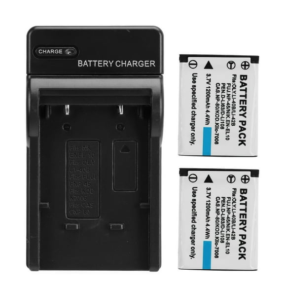 Fast Charging Camera Battery Charger,Camera Battery Charger 1200mAh Travel Camera Batteries Charger Mini Camera Battery Charger Unrivaled Performance