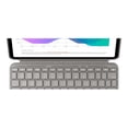 thumbnail image 4 of Logitech Combo Touch for iPad Pro 12.9-inch (5th and 6th gen) 12,9 Pouces - Clavier et Étui folio - avec Pavé Tactile - Rétroéclairé - Connecteur Intelligent Apple - Sable - pour Apple iPad Pro (5e Génération), 4 of 5