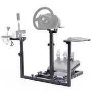 Marada Flight Simulator Cockpit Racing Steering Stand Adjustable Fit for Thrustmaster HOTAS Warthog