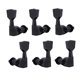 thumbnail image 4 of 6 clavijas de afinación de guitarra 3R 3L, perillas de cabezales de máquina afinadora, reemplazos, clavijas de afinación 3R 3L para accesorios de Negro, 4 of 8