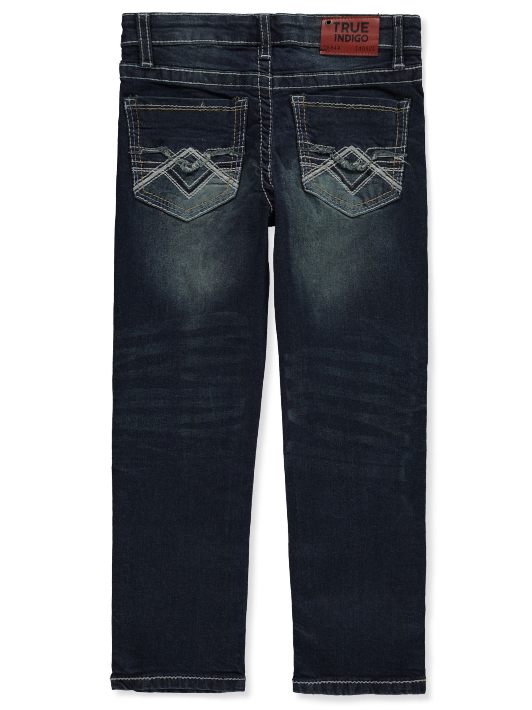 ★TRILLION★ Washed Stitch Denim Pants INDIGO TRSDPT01IDG True Indigo Boys' Thick Stitch Jeans - Walmart.com