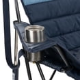 thumbnail image 6 of GCI Outdoor Comfort Pro Insulated Rocker Rocking Camping Chair with Cup Holder, Indigo, 6 of 9