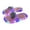Pink, variant on Womens Slippers Unisex LED Light Up Cartoon Slides Glow In The Dark Flat Casual Sandals Indoor Outdoor Slippers