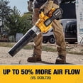 thumbnail image 4 of DeWALT DCBL772X1 125 MPH/600 CFM 60V MAX Lithium Flexvolt Blower Kit (3Ah Battery and Charger Included), 4 of 10