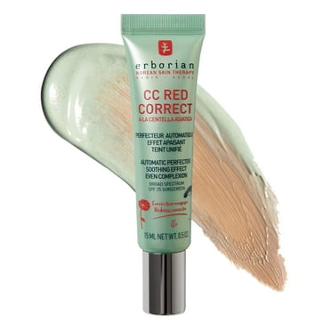 ERBORIAN CC Red Correct - 15ML / 0.5OZ SPF 25 - Soothes & Hydrates