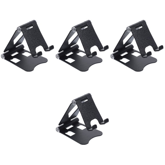 4 PCS Phone Stand for Desk Phones Folding Mobile Video Call Holder