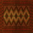 thumbnail image 1 of Ahgly Company Machine Washable Indoor Square Persian Yellow Traditional Area Rugs, 7' Square, 1 of 4