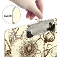 thumbnail image 4 of ALAZA Plastic Clipboard A4 Letter Size Decorative Clipboards for Students Women Men 9" x 12.5" Retro Rose Flower-2, 4 of 6