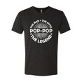 thumbnail image 2 of Wild Bobby, Pop-Pop Man Myth Legend Funny Dad Uncle Papa Granpa Dad Gift, Father's Day, Men Premium Tri Blend Tee, Vintage Black, Small, 2 of 4