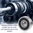 thumbnail image 2 of Ball Bearing, 20Pcs 625rs Deep Groove Bearing, 16 x 5 x 5 mm Carbon Steel Ball Bearing, Double Rubber Sealed, 2 of 5