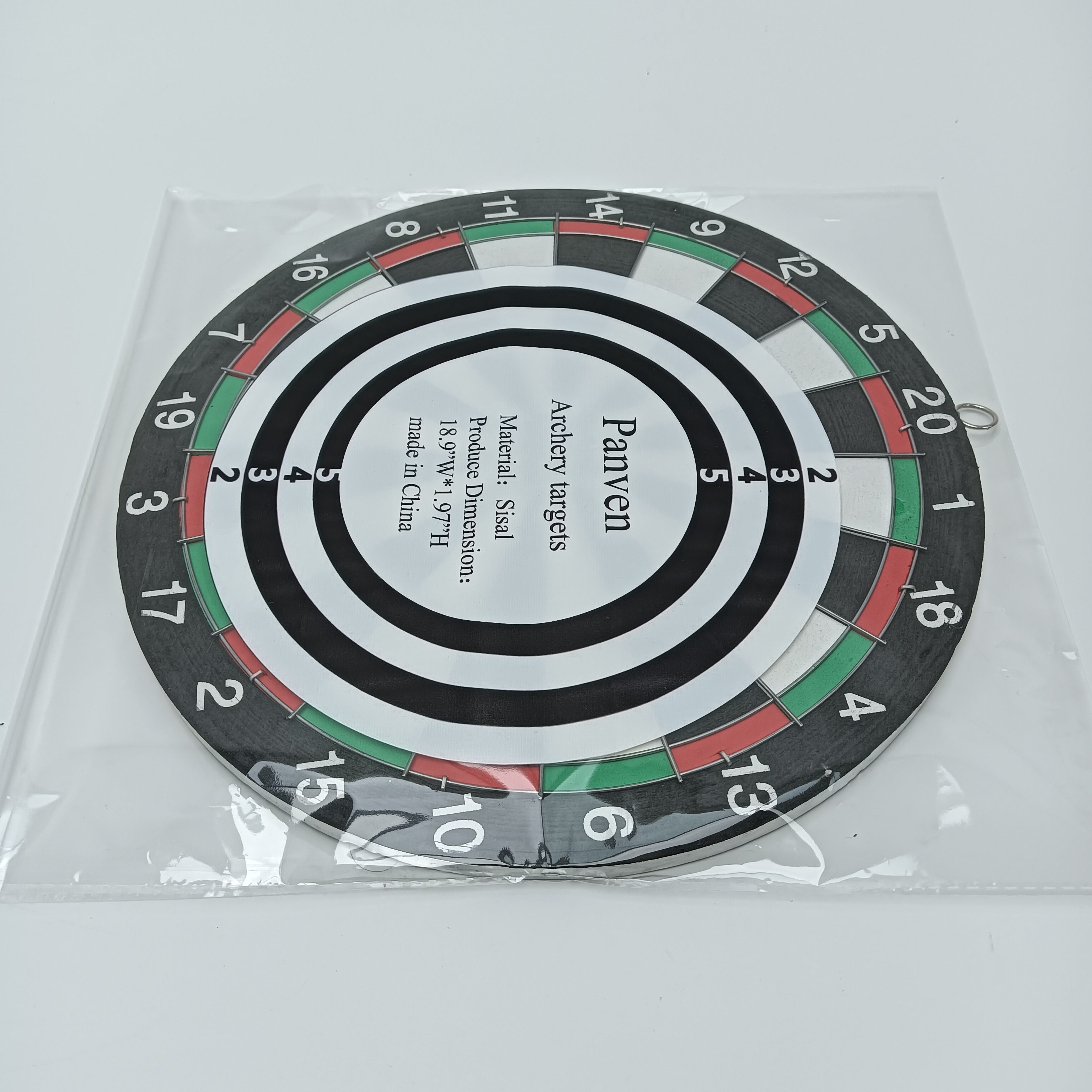 Panven Archery targets Sisal Material Archery Target, 18.9 x 1.97 Inches, Numbered Scoring Rings