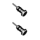 thumbnail image 1 of Seitruly Enchufe antipolvo para auriculares, interfaz Jack de 3,5mm, tarjeta de teléfono antimóvil, Pin de tarjeta de recuperación para negro 2piezas, 1 of 6