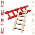 thumbnail image 1 of FUTUREORYY Miniature Wood Ladder 10Pcs Realistic Design For Home Decor And Landscape Ornament Wood, 1 of 7