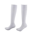 thumbnail image 4 of pega la absorción larga cómoda del sudor del algodón espesa protector Blanco Zulema calcetines de esgrima, 4 of 8