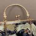 thumbnail image 6 of Jiibva Crane Pattern Clutch with Chain Chinese Style Crossbody Bag Women's Evening Bag for Wedding Banquet Party Prom Events, 6 of 7