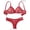 Red_White Heart Print, variant on Sexyfree Sexy Lingerie Set for Women Leopard Wireless Bra and Panty Set Underwear