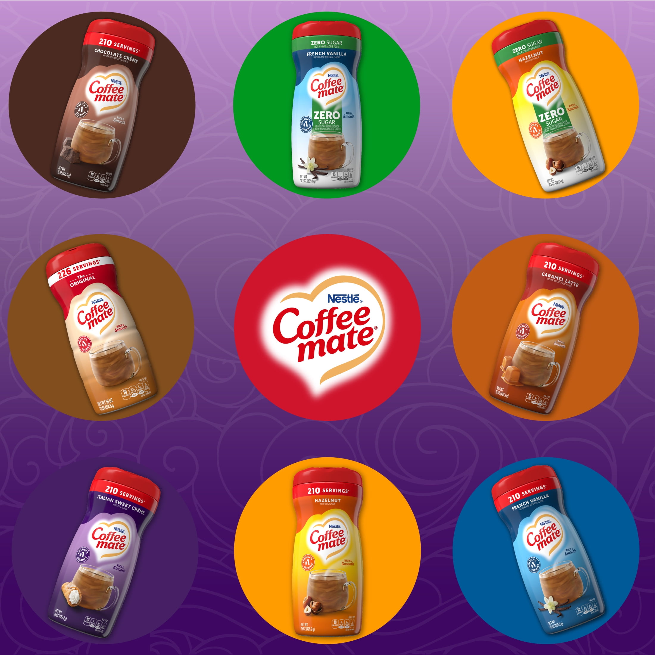 Nestle Coffee mate Italian Sweet Creme Powder Coffee Creamer, 15 oz