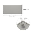 thumbnail image 2 of Tapa de Extremo de Plástico Unique Bargains 20 Piezas Gris 90X45mm para Carros y Estanterías, 2 of 6