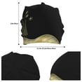 thumbnail image 6 of Kll Christmas Black Digital Paper Winter Fall Beanie Knit Hats For Men & Women - Warm & Soft Stylish Toboggan Caps For Cold Weather, 6 of 9