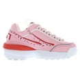 thumbnail image 2 of Fila Disruptor Ii Exp Gs Girls Shoes Size 4, Color: Pink/Red, 2 of 5