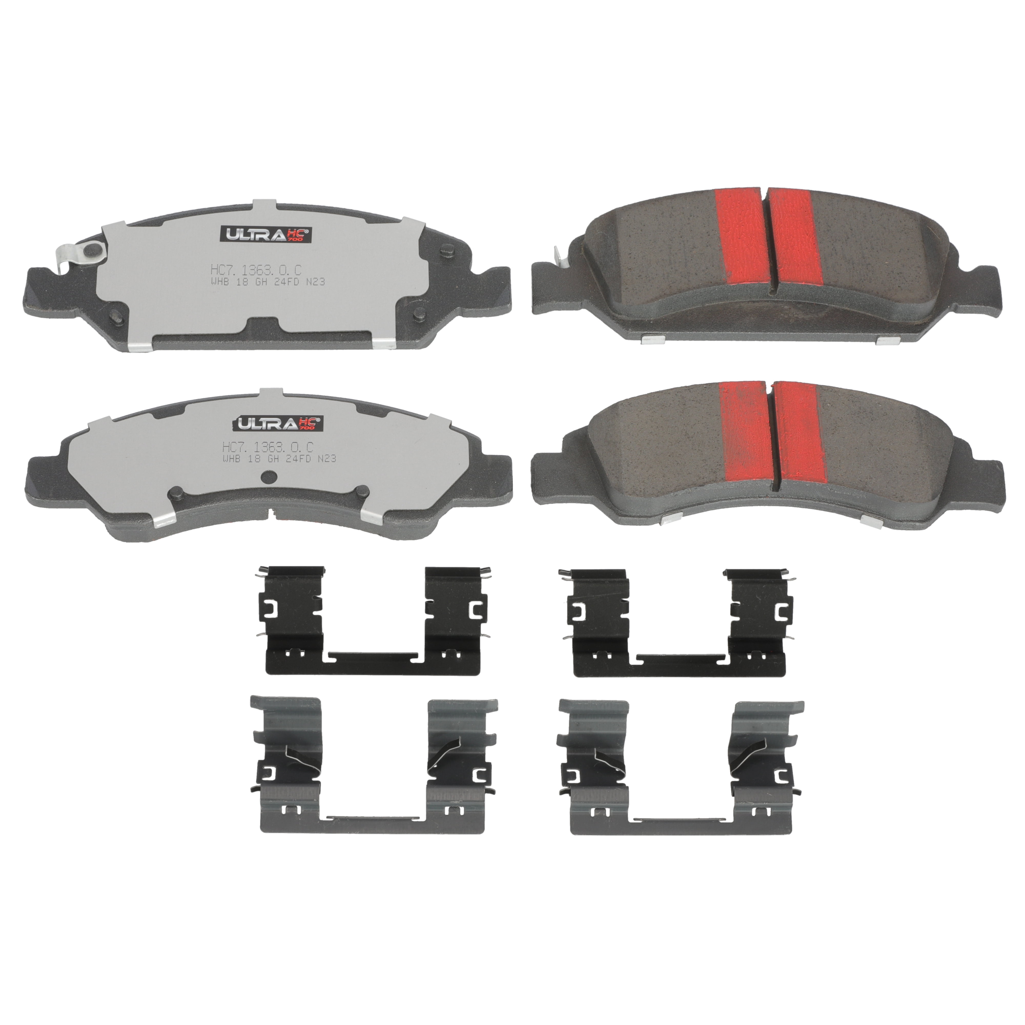 UltraHC 700 Brake Pad Set, Front HC7.1363.0.C, Chevrolet Tahoe 2020-2008