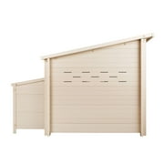 New Age Pet® ECOFLEX® Fontana Jumbo Chicken Coop, in Red or Tan, for 4 to 6 Chickens